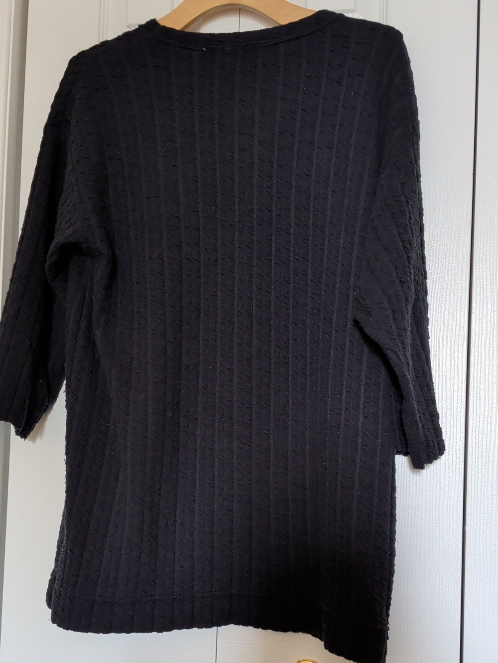 VTG Textured Casual, Long, Knit Fall Top. Size Large. - Picture 3 of 11